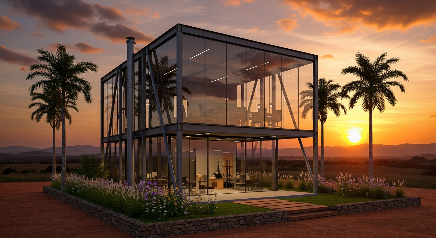 Studio em ambiente rural